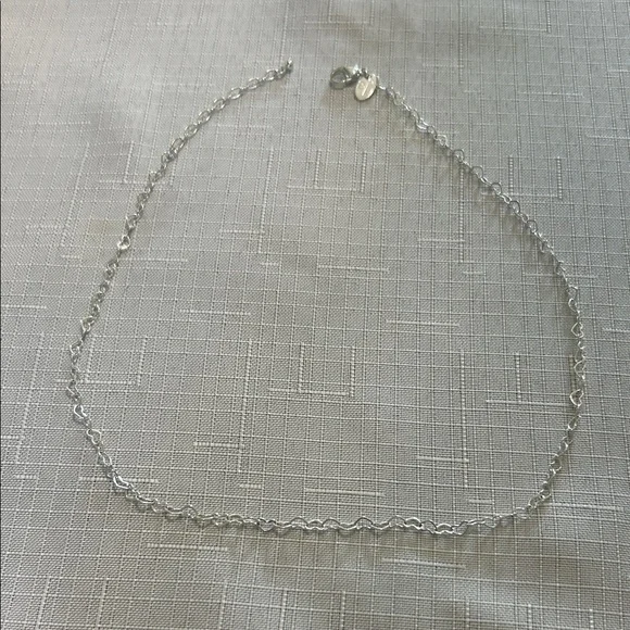 Origami Owl Elegant Silver Heart Chain Necklace - Picture 1 of 3